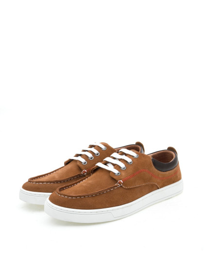 断码清仓-热风hotwind特惠专场特惠 男士棕色系带牛京鞋61w411402