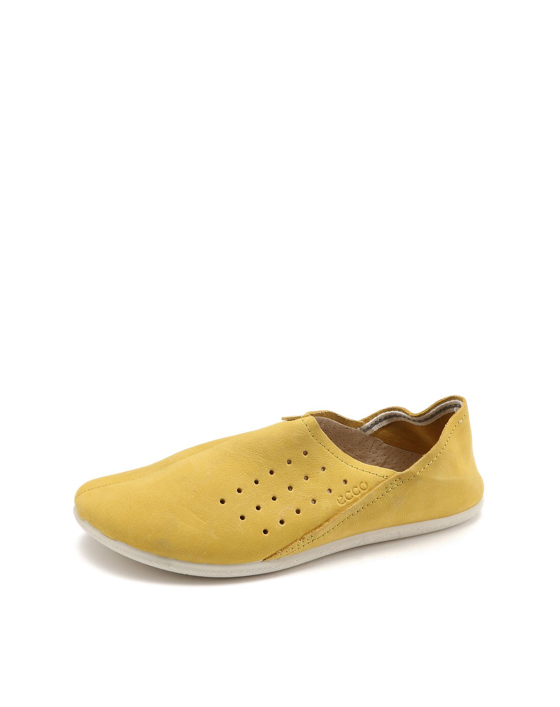 柠檬黄色简约室内鞋