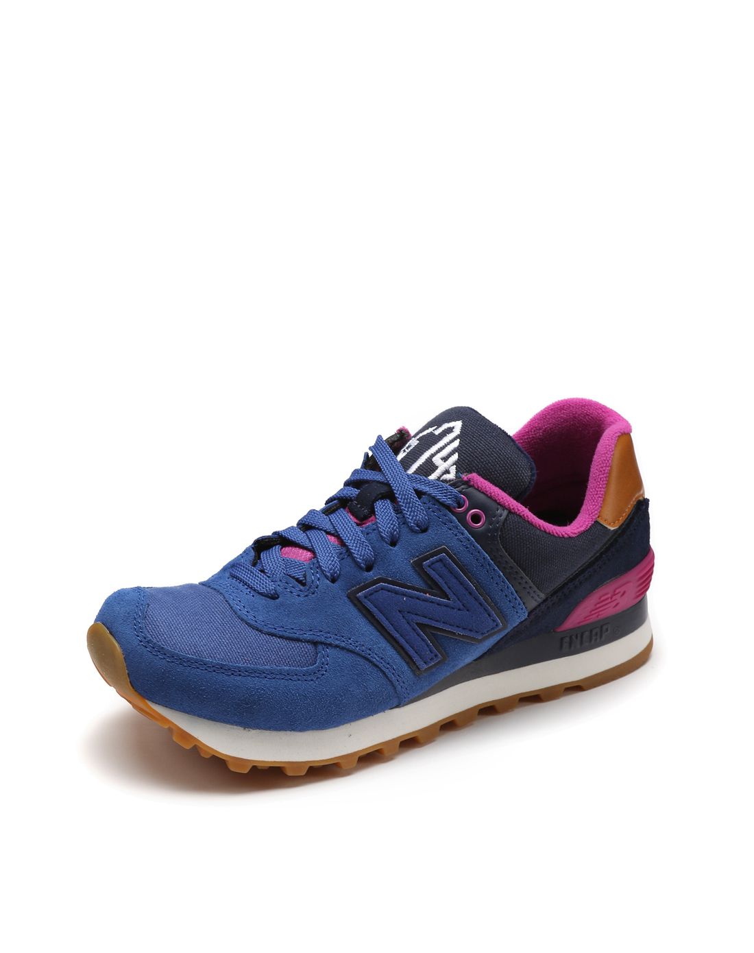 new balance 574系列 女款蓝色经典鞋 wl574ama