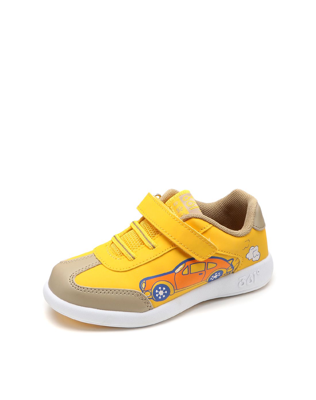 耐磨印图 男童款黄色运动滑板鞋