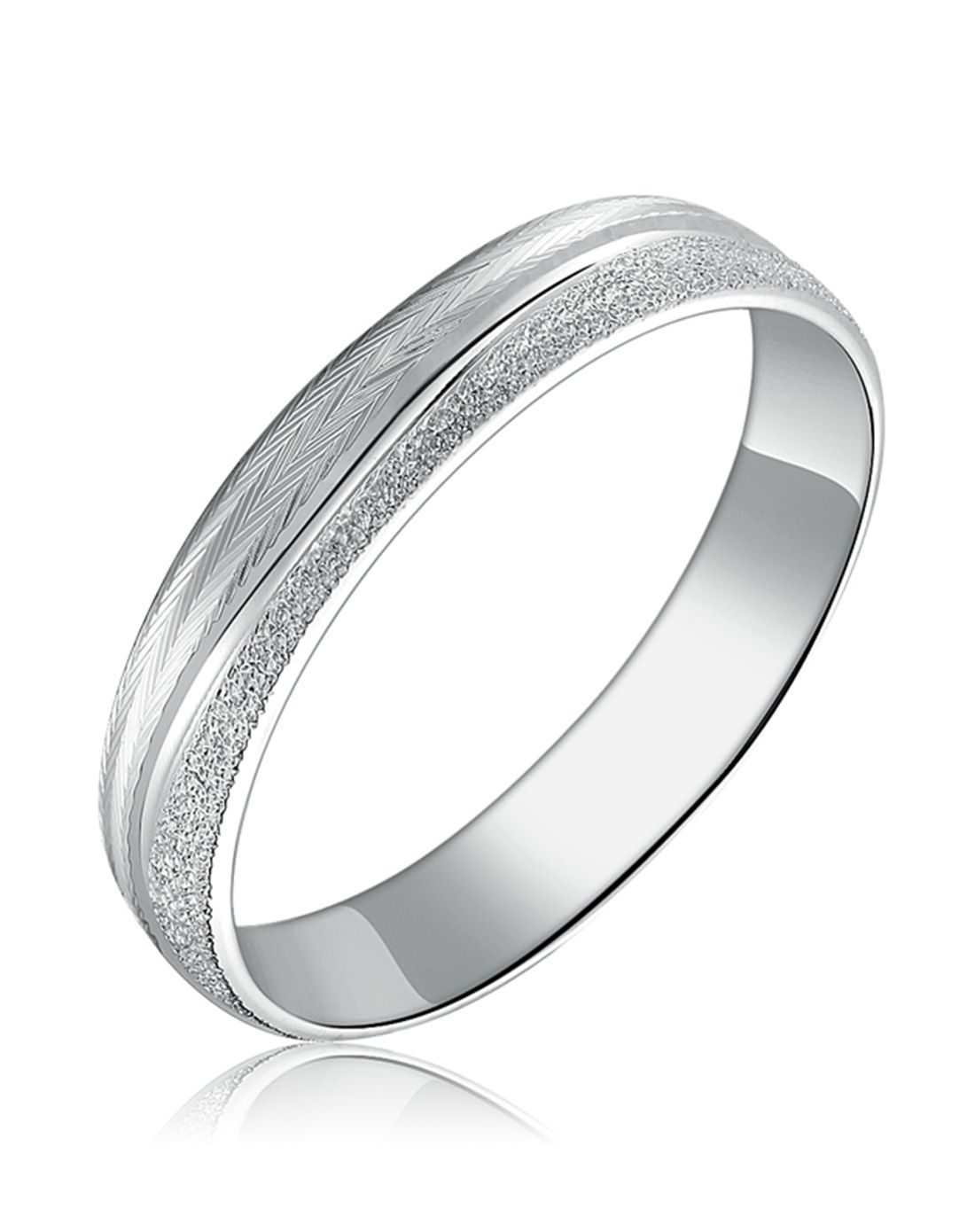 谢瑞麟 铂金pt950车花磨砂情侣戒指