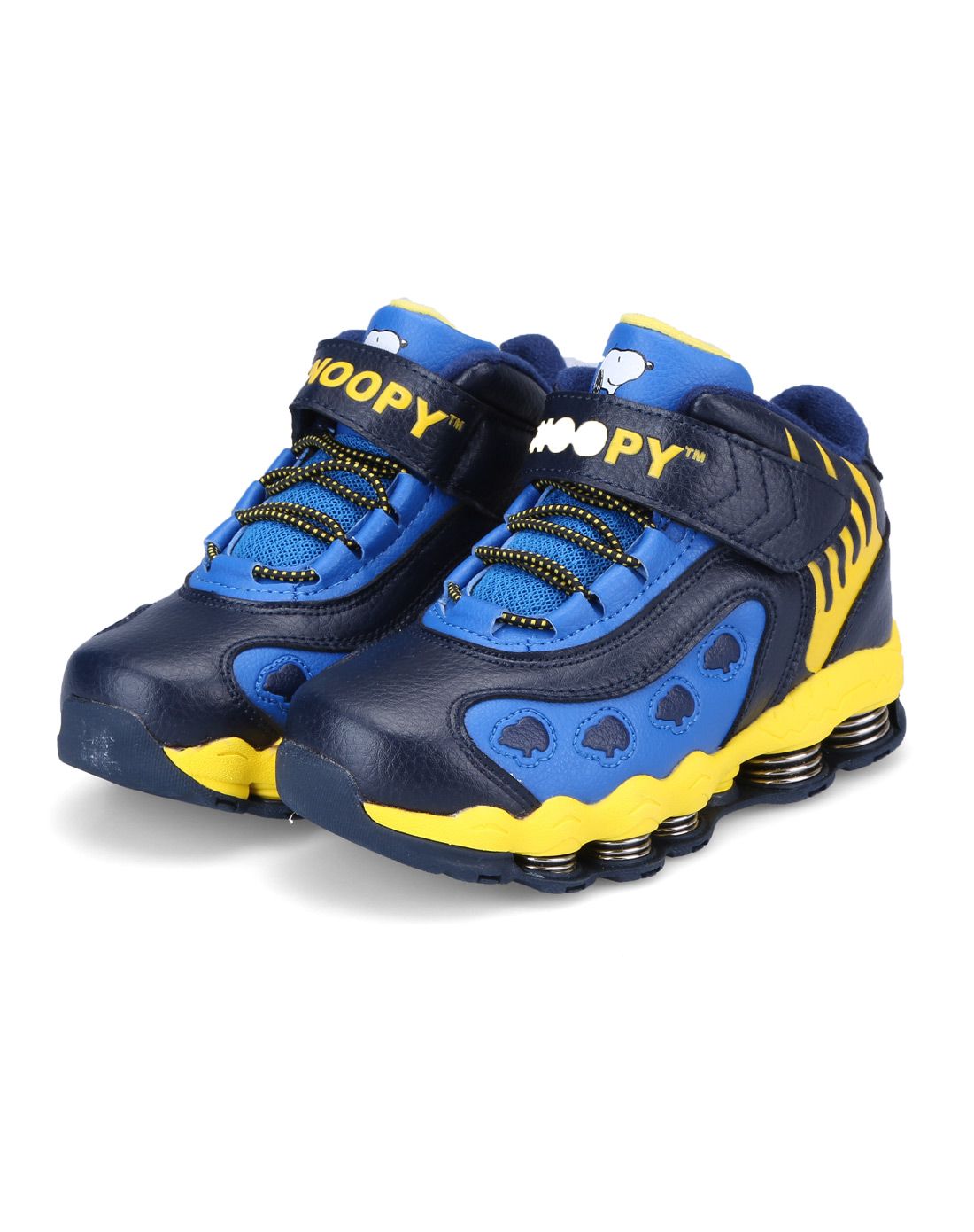 儿童新款功能鞋专场男童深兰中童段冬季二棉弹簧休闲运动鞋s915