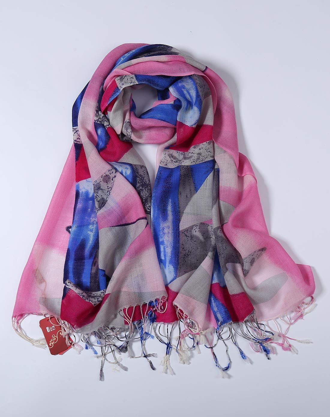 炫彩花色时尚保暖羊毛围巾