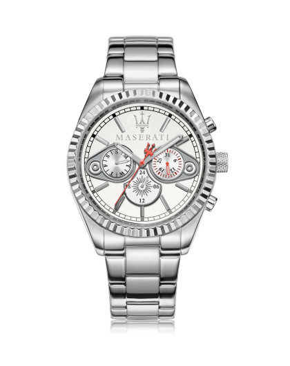 maserati tempo玛莎拉蒂三叉戟秒针多功能男士石英表r8853100005