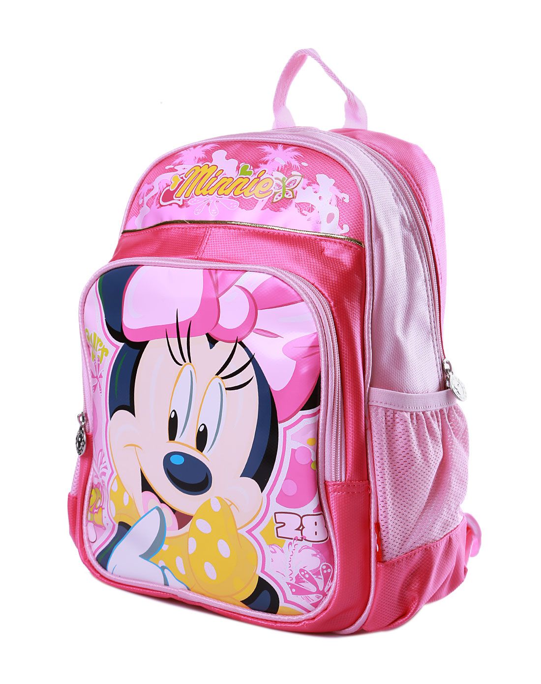 迪士尼米妮粉红色女童书包