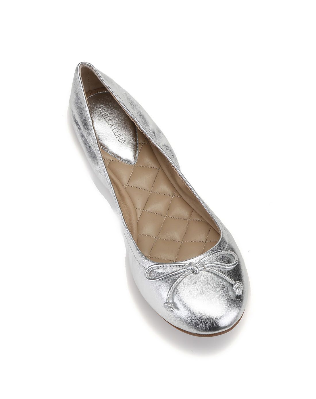stella luna银色时尚都市简约浅口单鞋