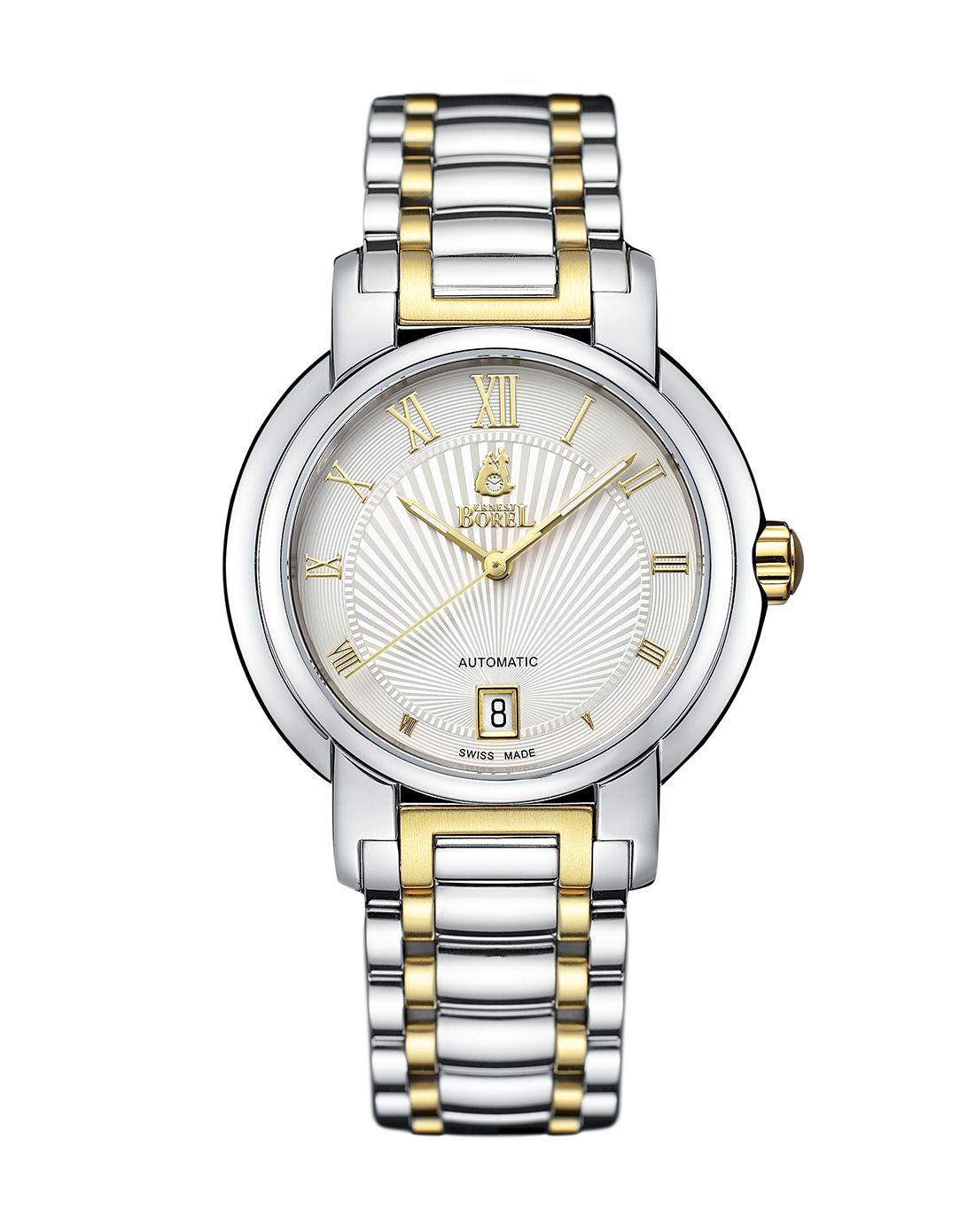 borel腕表专场【瑞士制造】简约大气日历机械男表egb1856-9531_唯品会