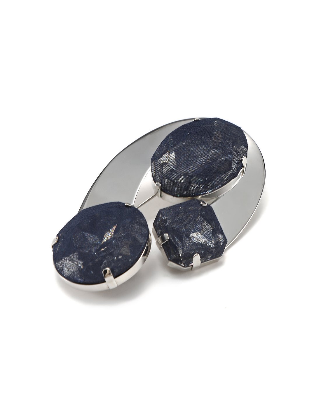 giorgio armani女款深蓝色宝石镶嵌胸针