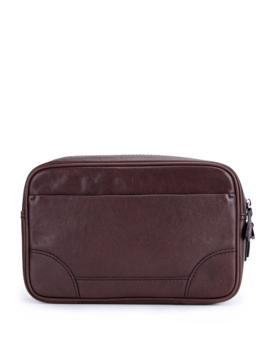 特价新款棕色头层牛皮夹包