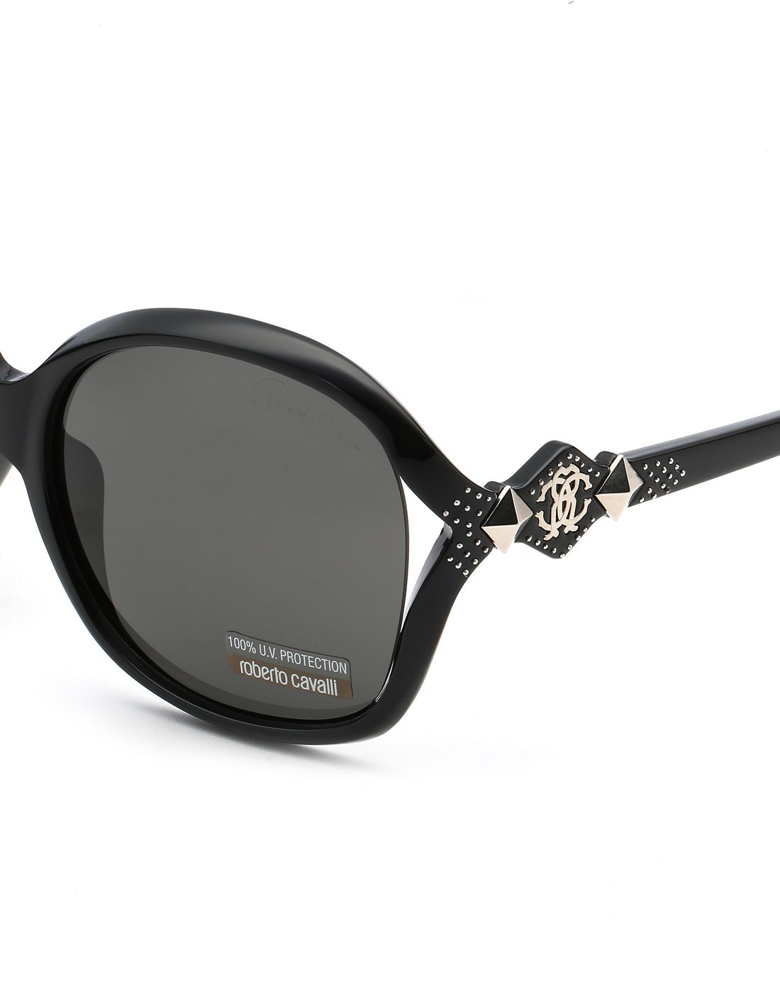 roberto cavalli眼镜专场roberto cavalli 心形设计镜腿镶logo墨镜rc6
