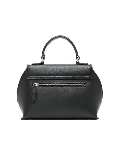 杜罗伦duloren女款黑白流行锁扣牛皮手提单肩包450802-09_唯品会