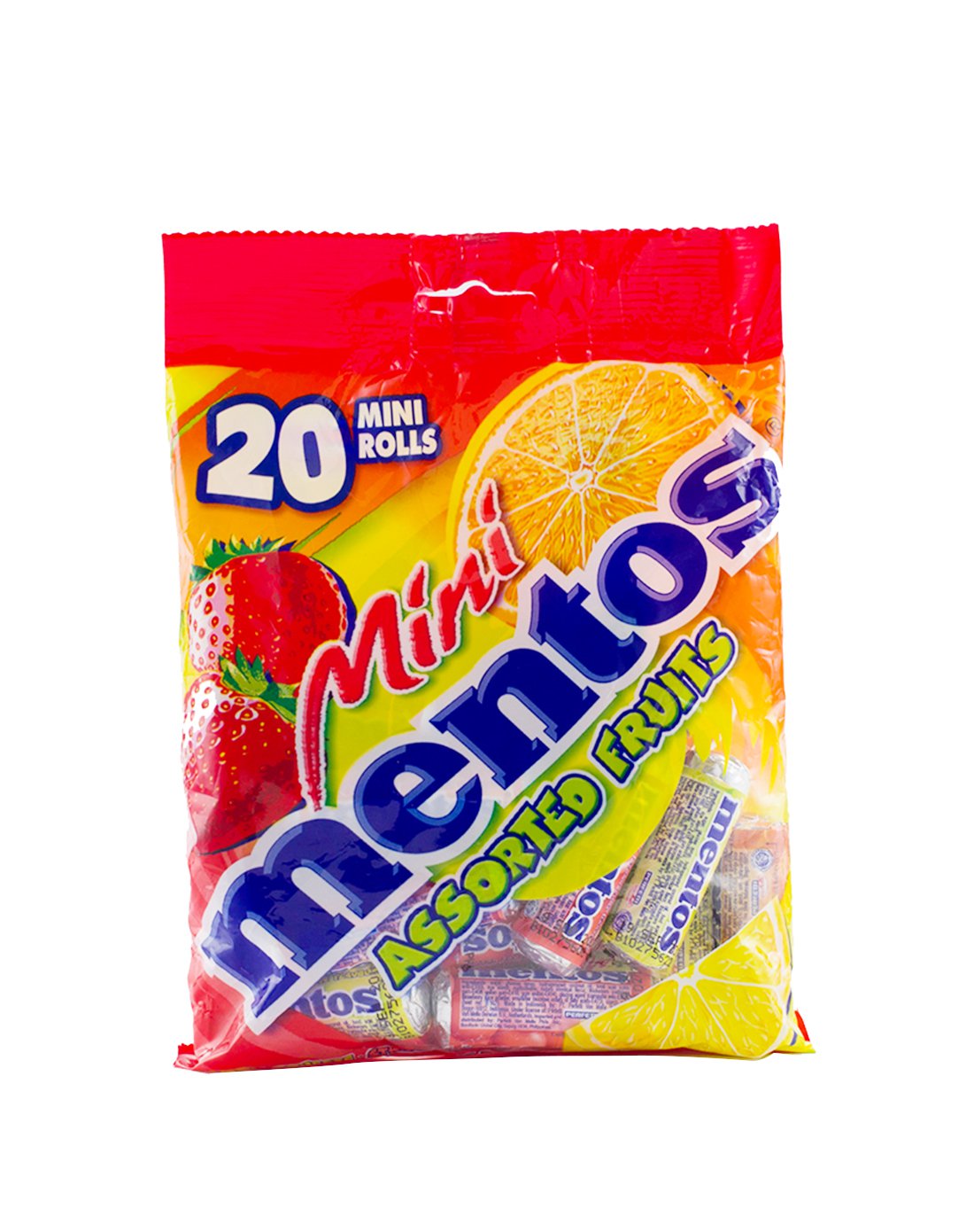 mentos迷你万乐珠袋装糖果(杂果味)200g/包