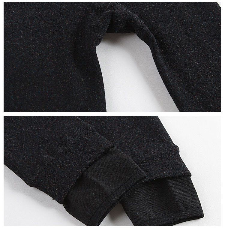 女童彩黑弹力加绒加厚一体裤