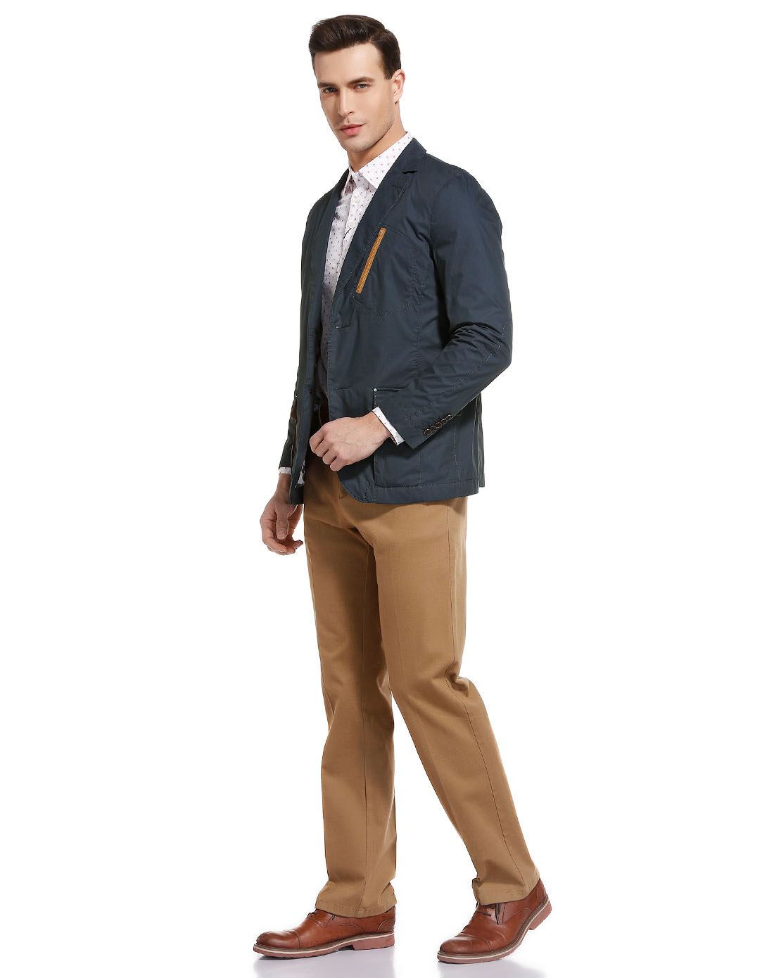 男士便装商务休闲外套优质长绒棉舒适保暖