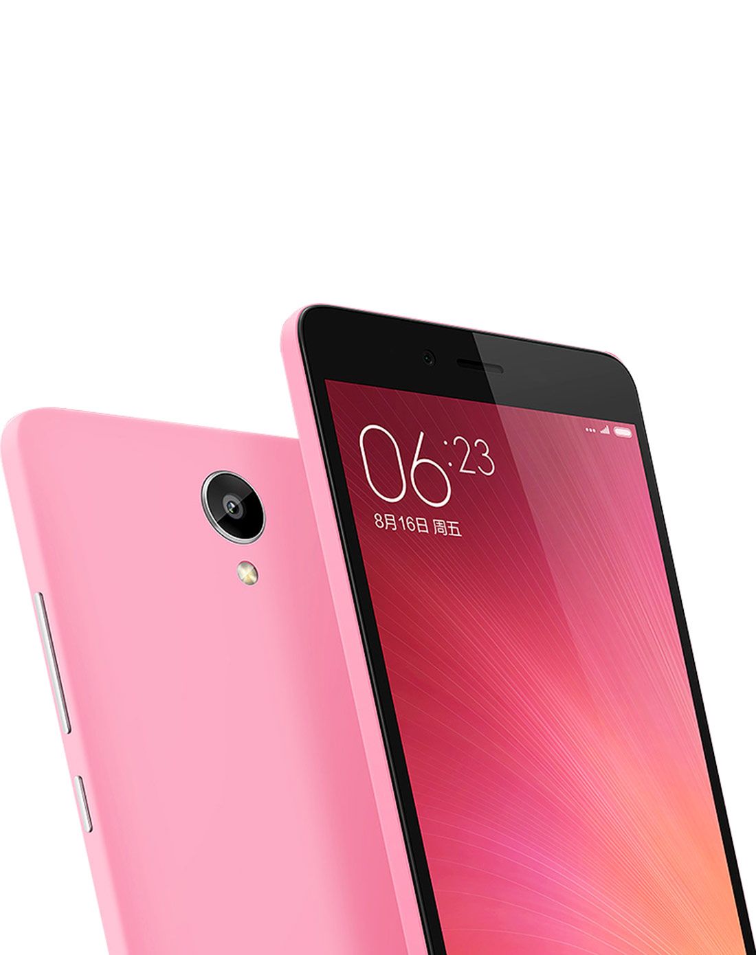 红米note 2 移动版 粉色 16gb