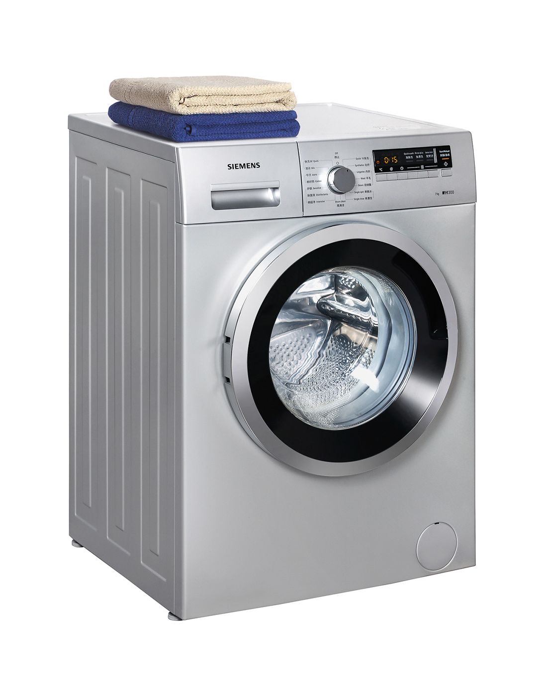 西门子siemens电器专场【智能自检】7公斤智能经典系列洗衣机wm12e268