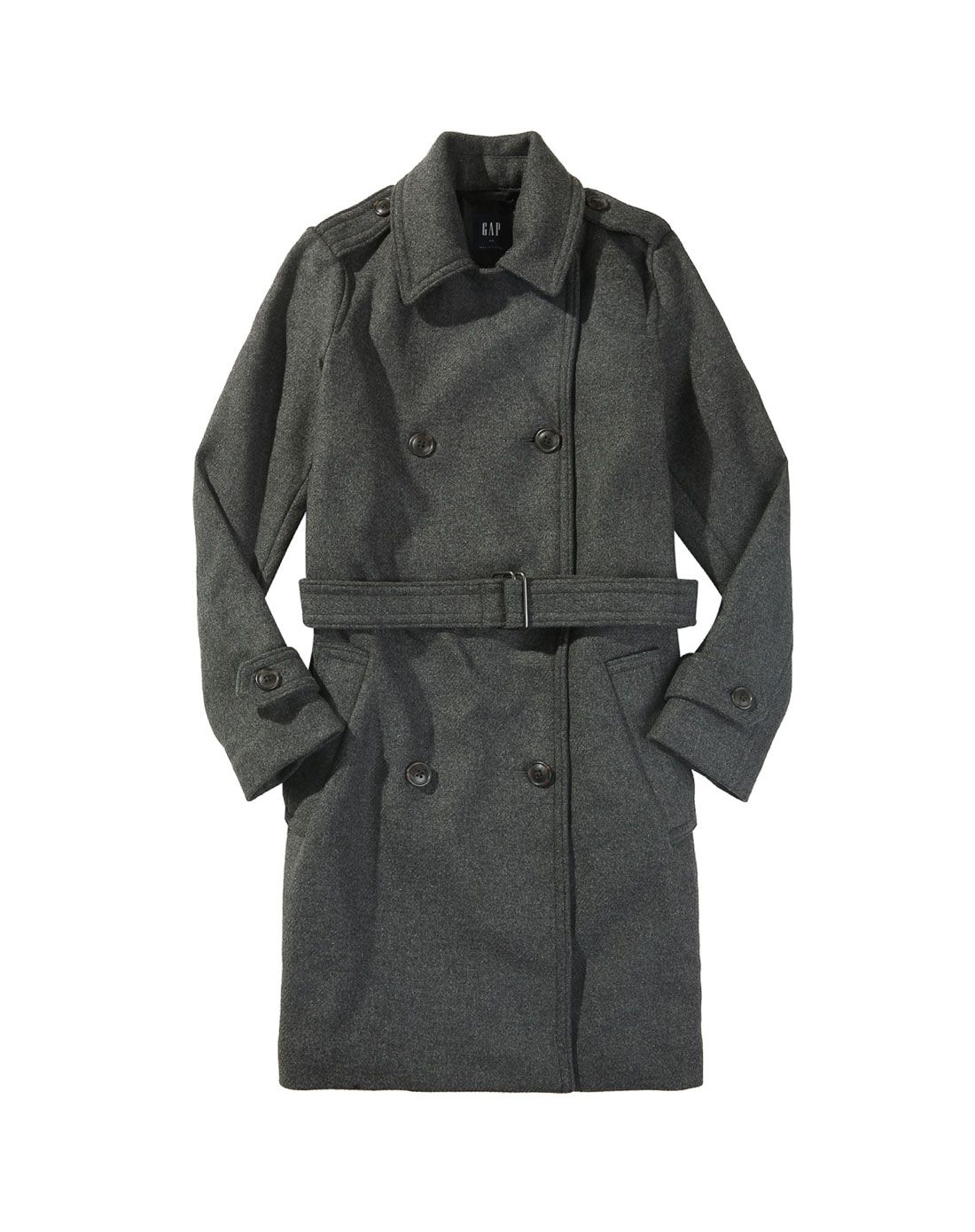 深灰色百搭气质长袖风衣