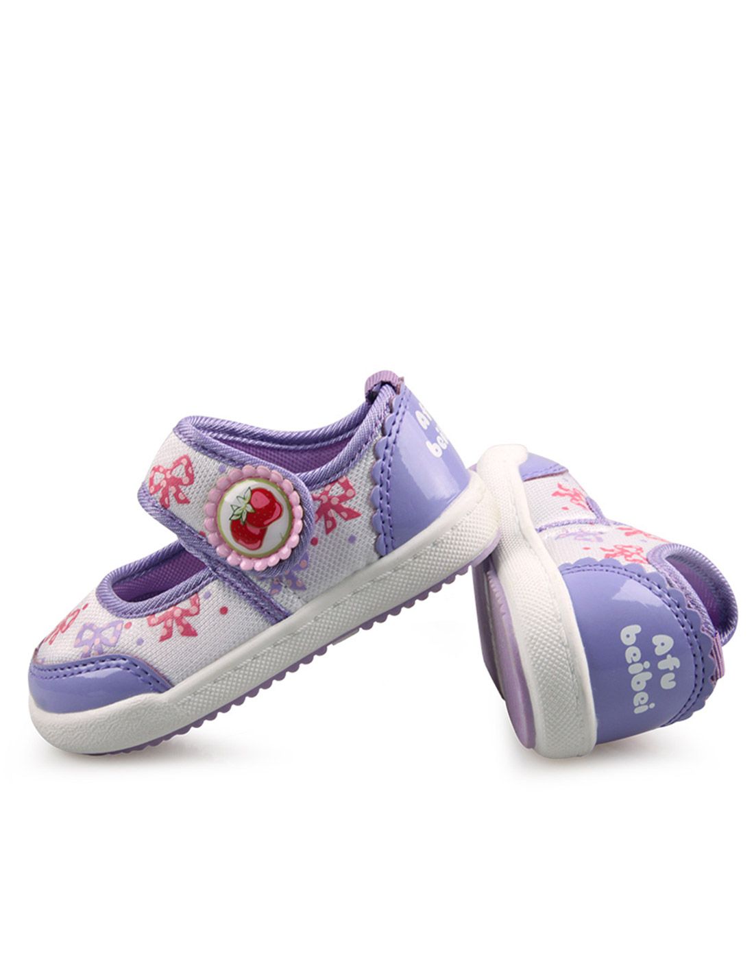 阿福贝贝afubeibei男女童鞋专场1-3岁宝宝紫色时尚学步鞋a5115zs_唯品