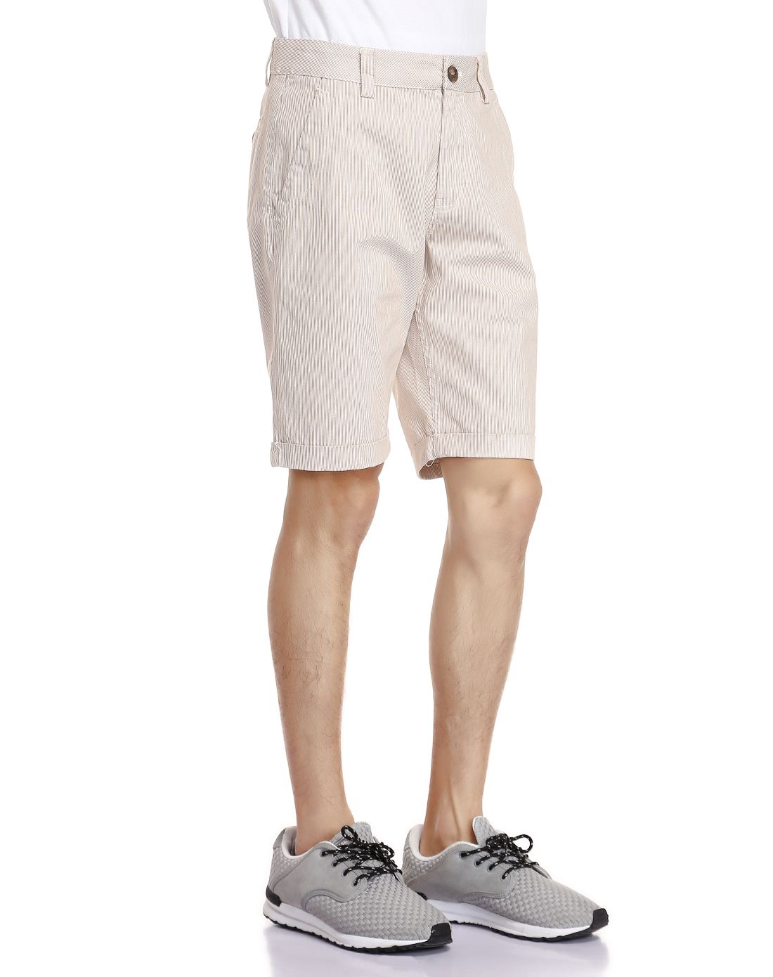 棉质 男款卡其色短裤 运动生活系列