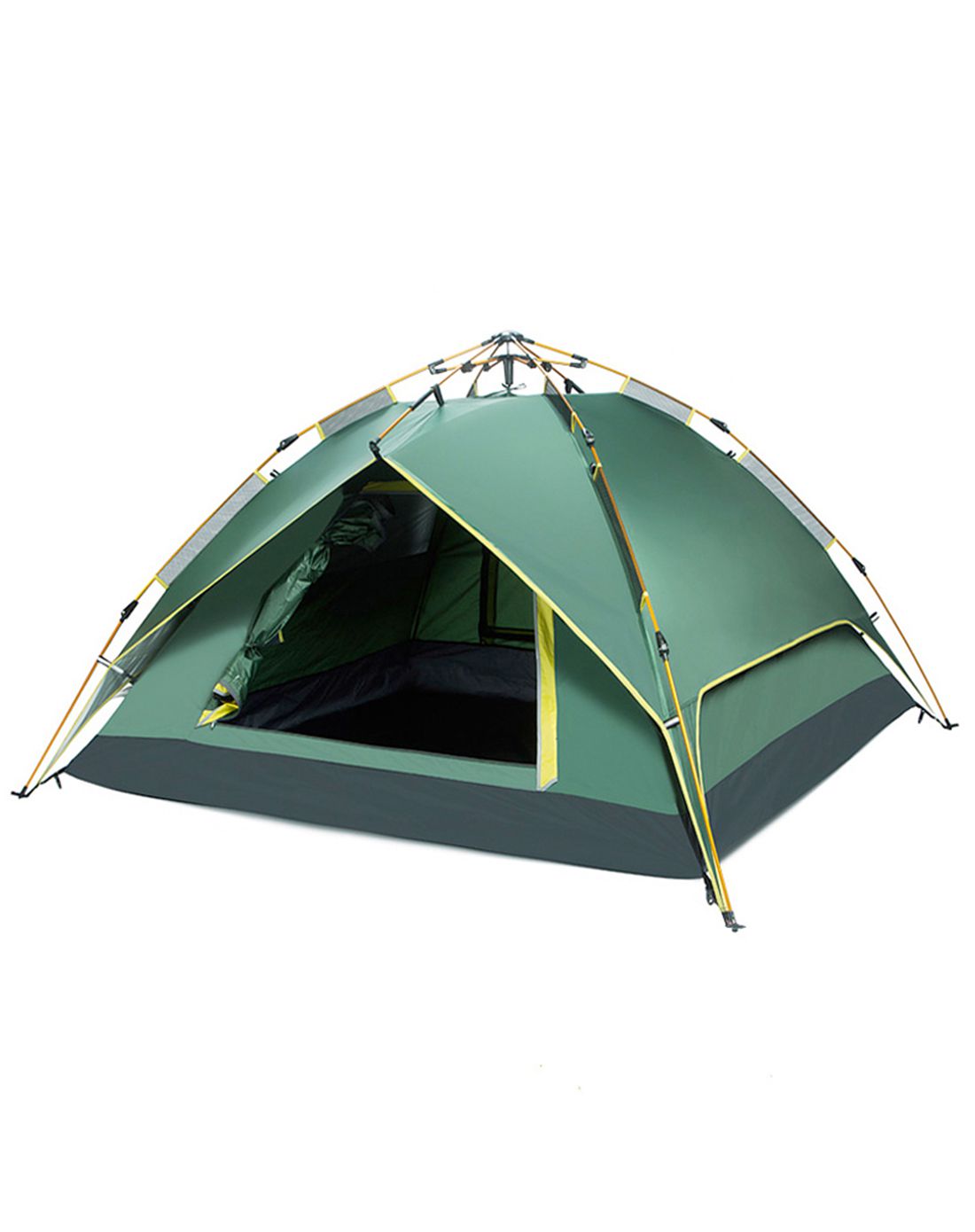 铝杆 中性款天蓝全自动帐篷 通风防晒