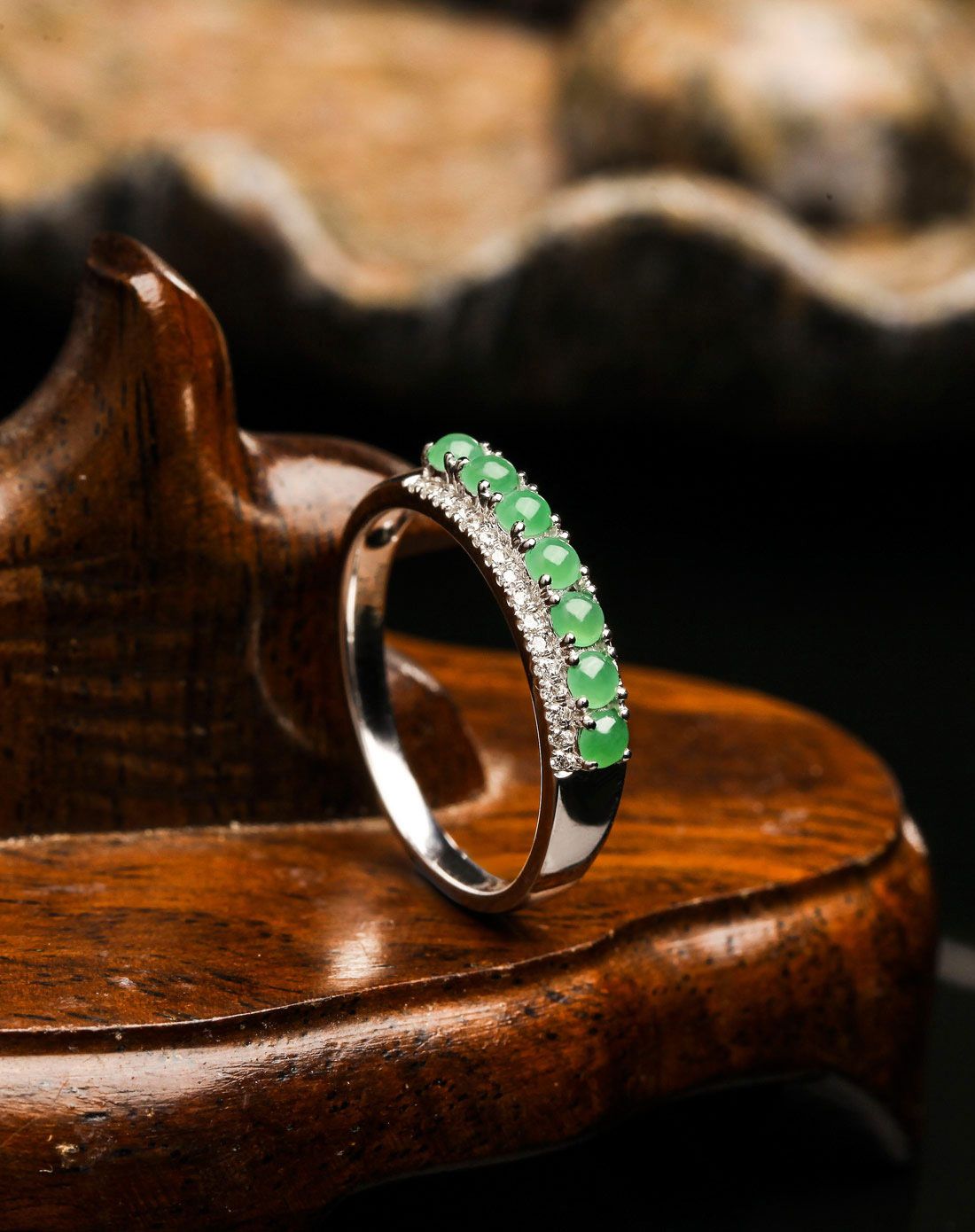 jiacui珠宝玉器专场18k金镶嵌翡翠戒指jc1049905a_唯品会