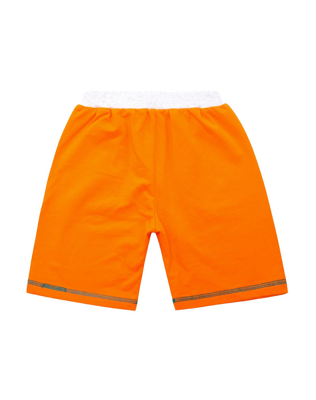 男童桔色短裤