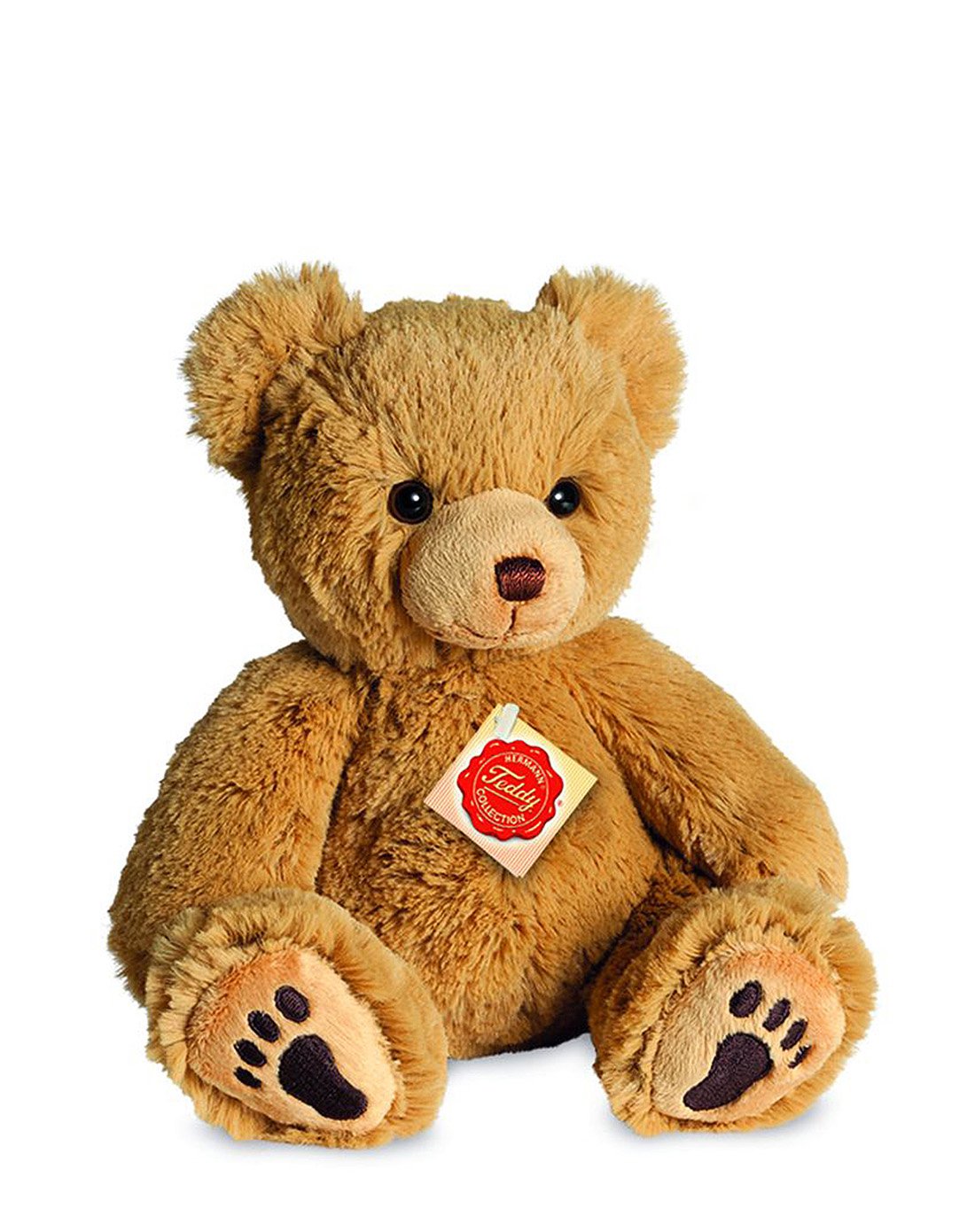 德国hermann teddy赫尔曼金色短毛泰迪熊 23cm 收藏手工版 仿真玩偶 0