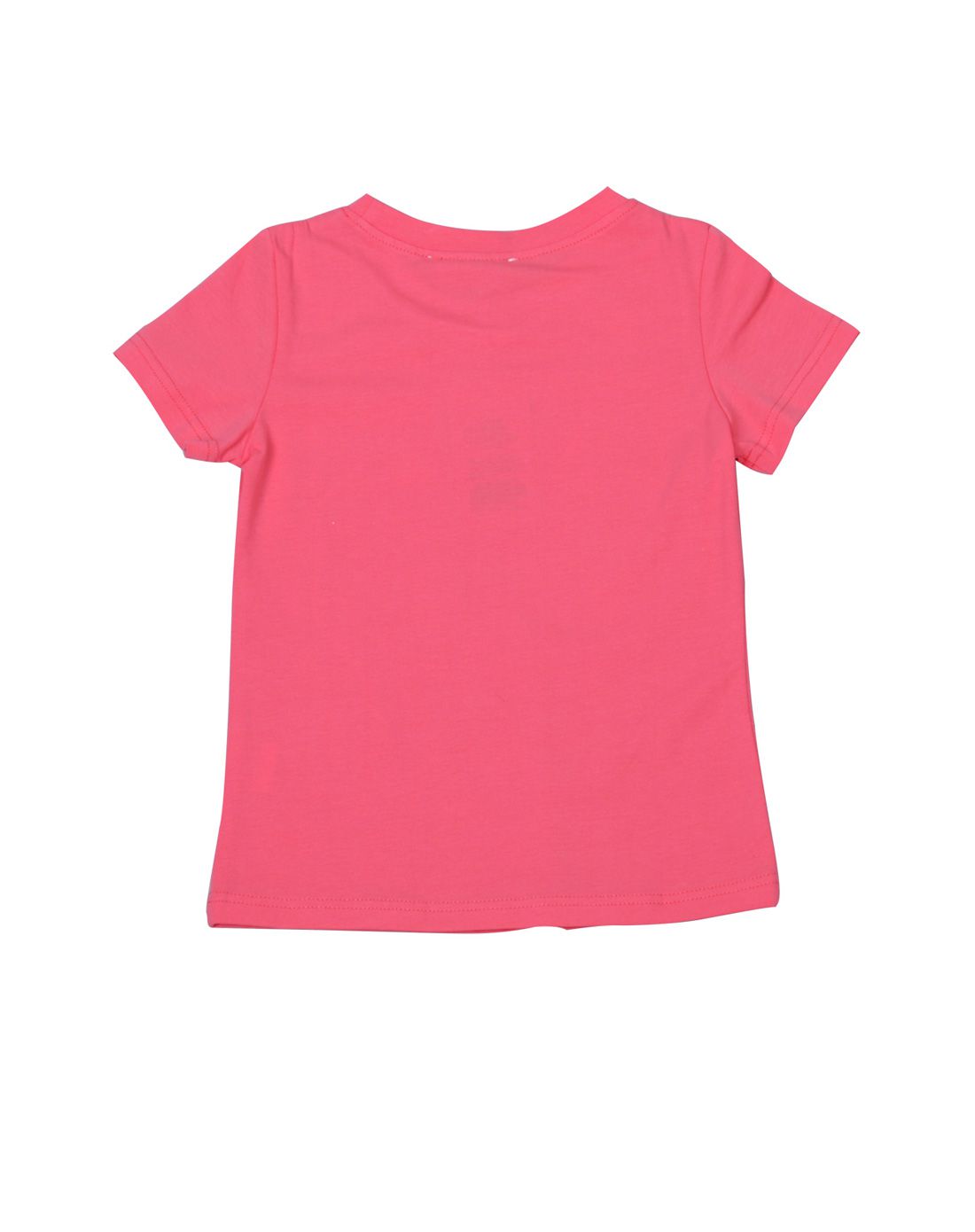 女童深粉t恤