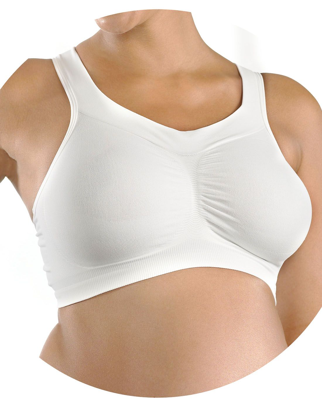 cantaloop欧洲进口孕期专用文胸孕妇怀孕内衣聚拢防下垂无钢圈白色