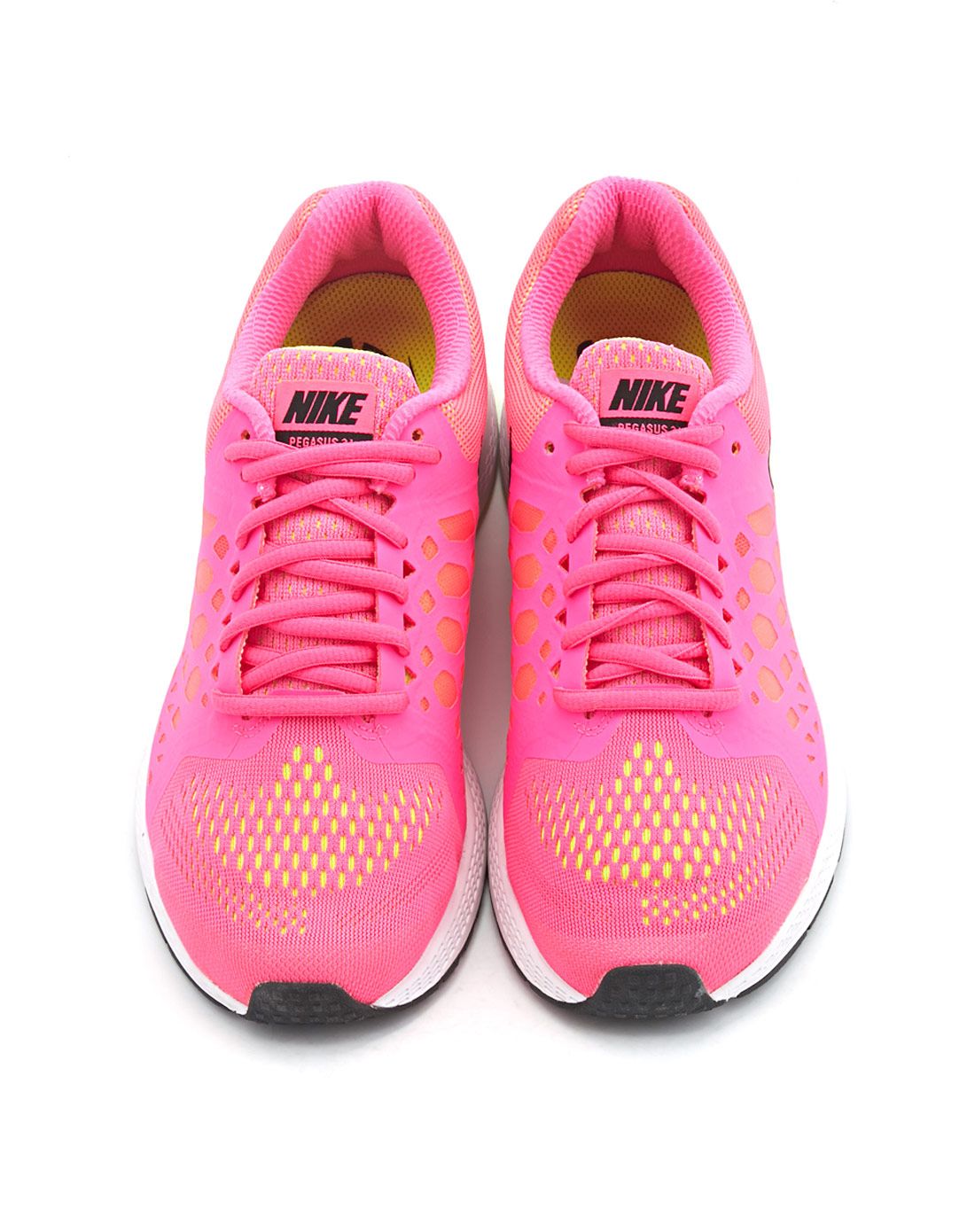 灵敏缓震 女款粉色zoom跑步鞋