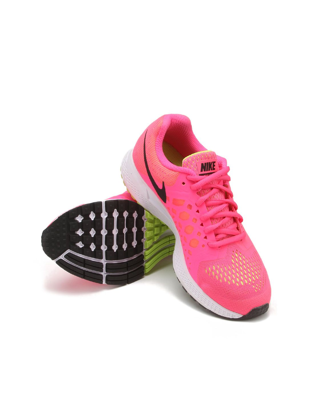 耐克nike运动潮流男女专场air zoom 女款粉色跑步鞋654486-600_唯品会