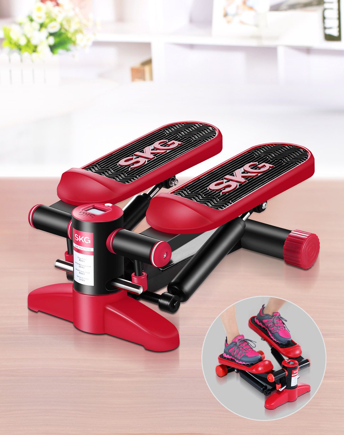 【超强承重】踏步机液压脚踏机健身器材瘦腿瘦身静音家用