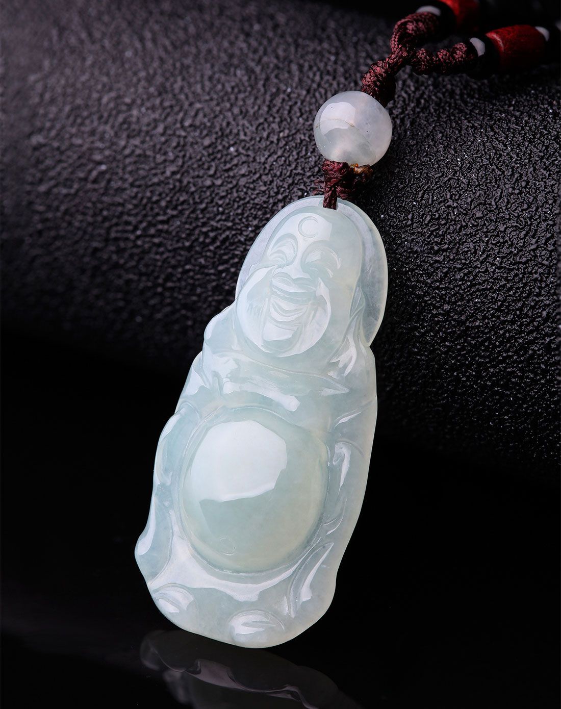 鑫万福 新品天然翡翠立佛吊坠