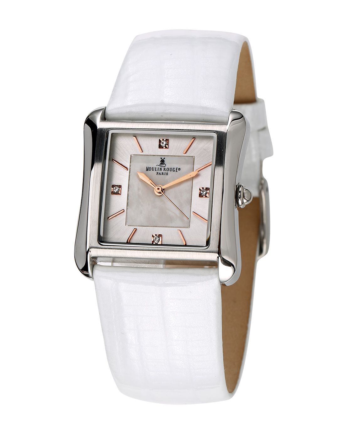 红磨坊moulin rouge 优雅复古方形小表盘石英女表