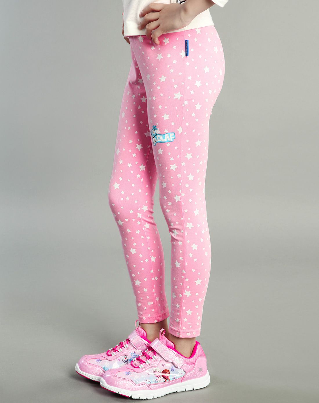 女童粉红色打底裤