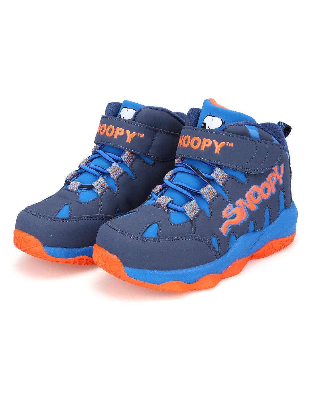 儿童新款功能鞋专场男童彩兰中童段冬季二棉升级奶牛酷炫运动鞋s915