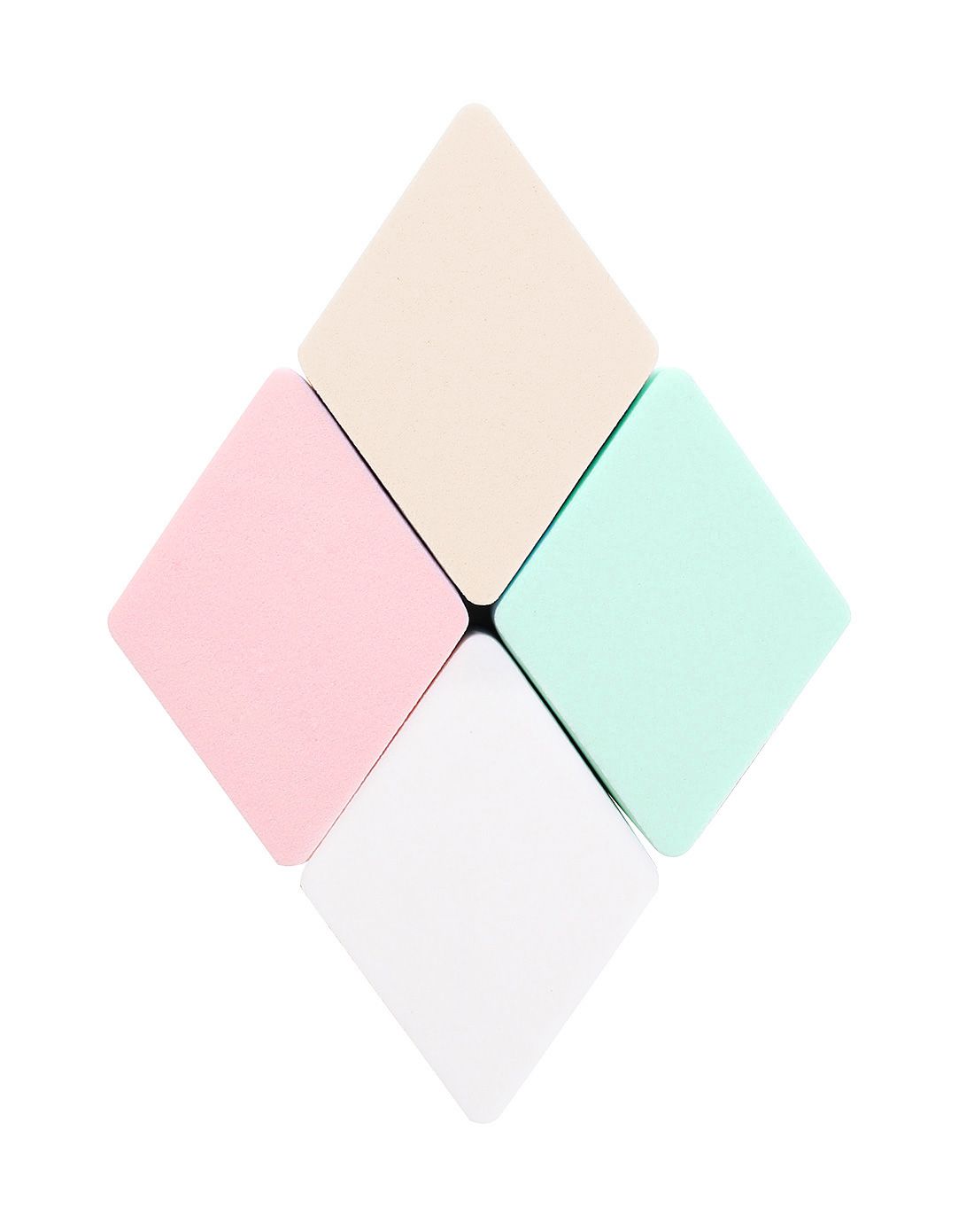 living more美丽健康用品专场菱形亲水性粉扑-4入m368-l_唯品会