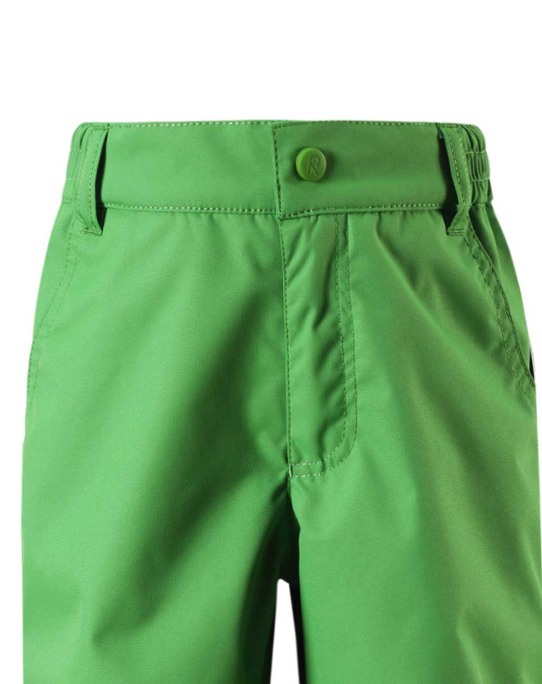 春秋款拒水抗污防风 中性中大童款草绿色长裤 单层内衬