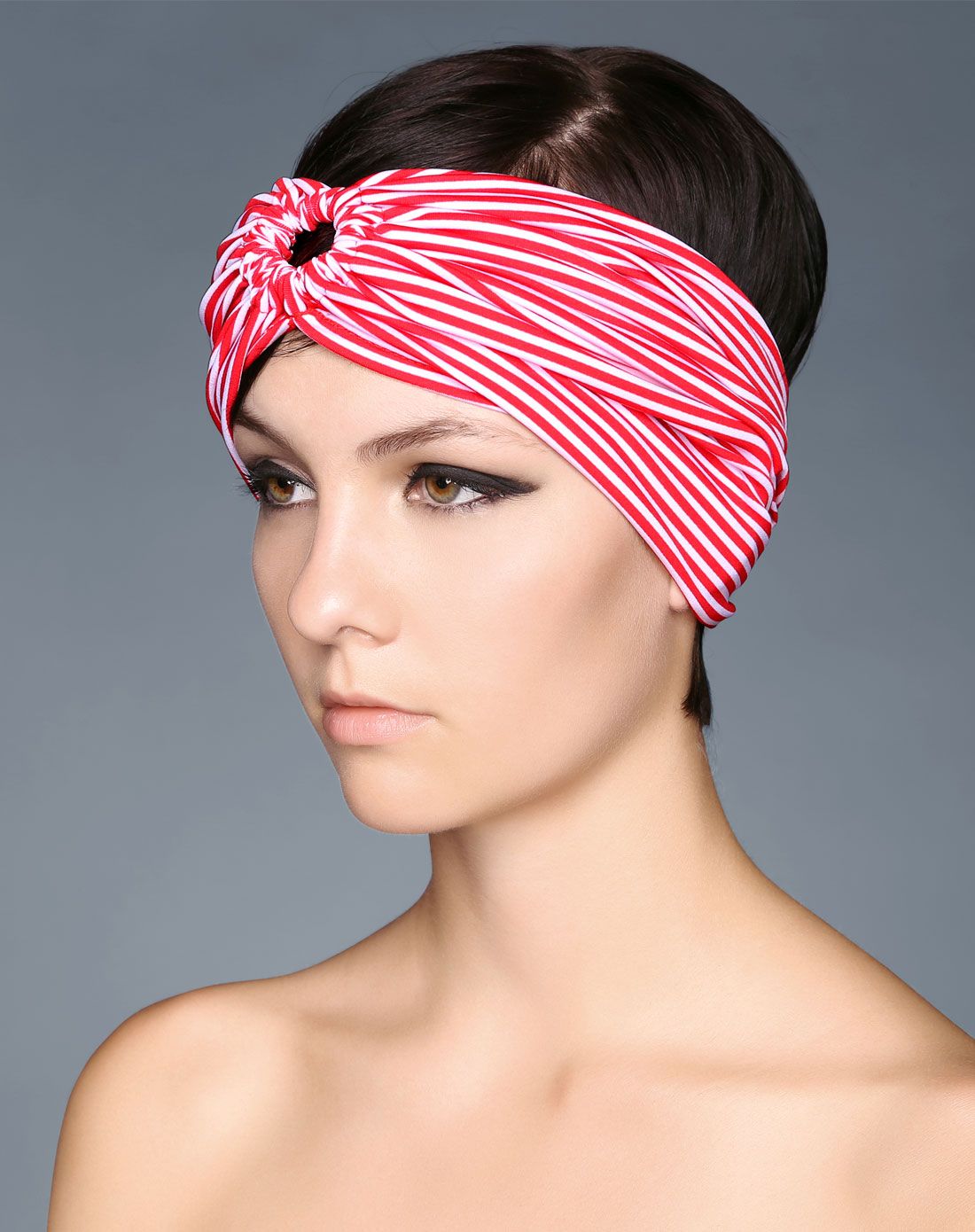 (赠品)时尚百搭女款花色发带造型必备