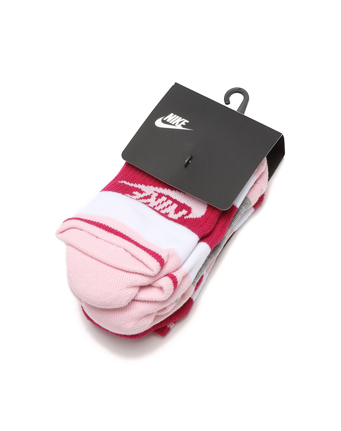 耐克nike 舒适贴合 女款袜子 三双装 dri-fit