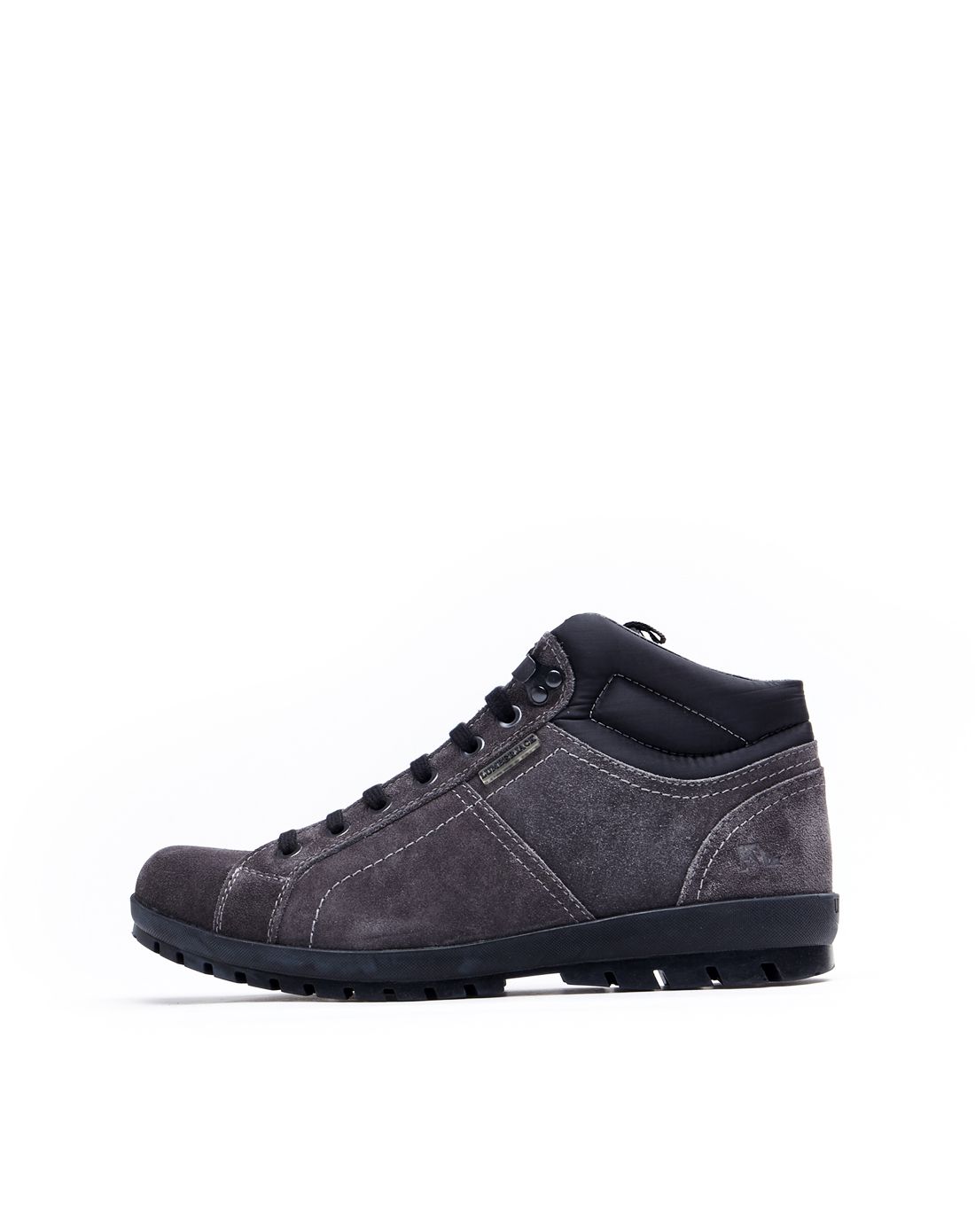 意大利lumberjack男女暖冬鞋靴系列男款深紫色反绒皮拼接户外短靴sm