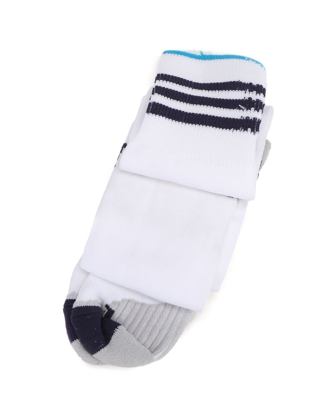 男款白色皇马主场比赛袜 足球系列