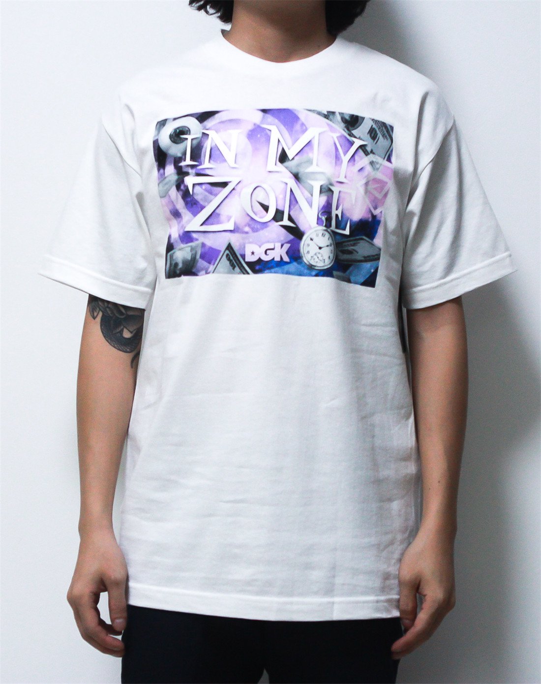 美国潮流美元星空设计男式短袖t恤