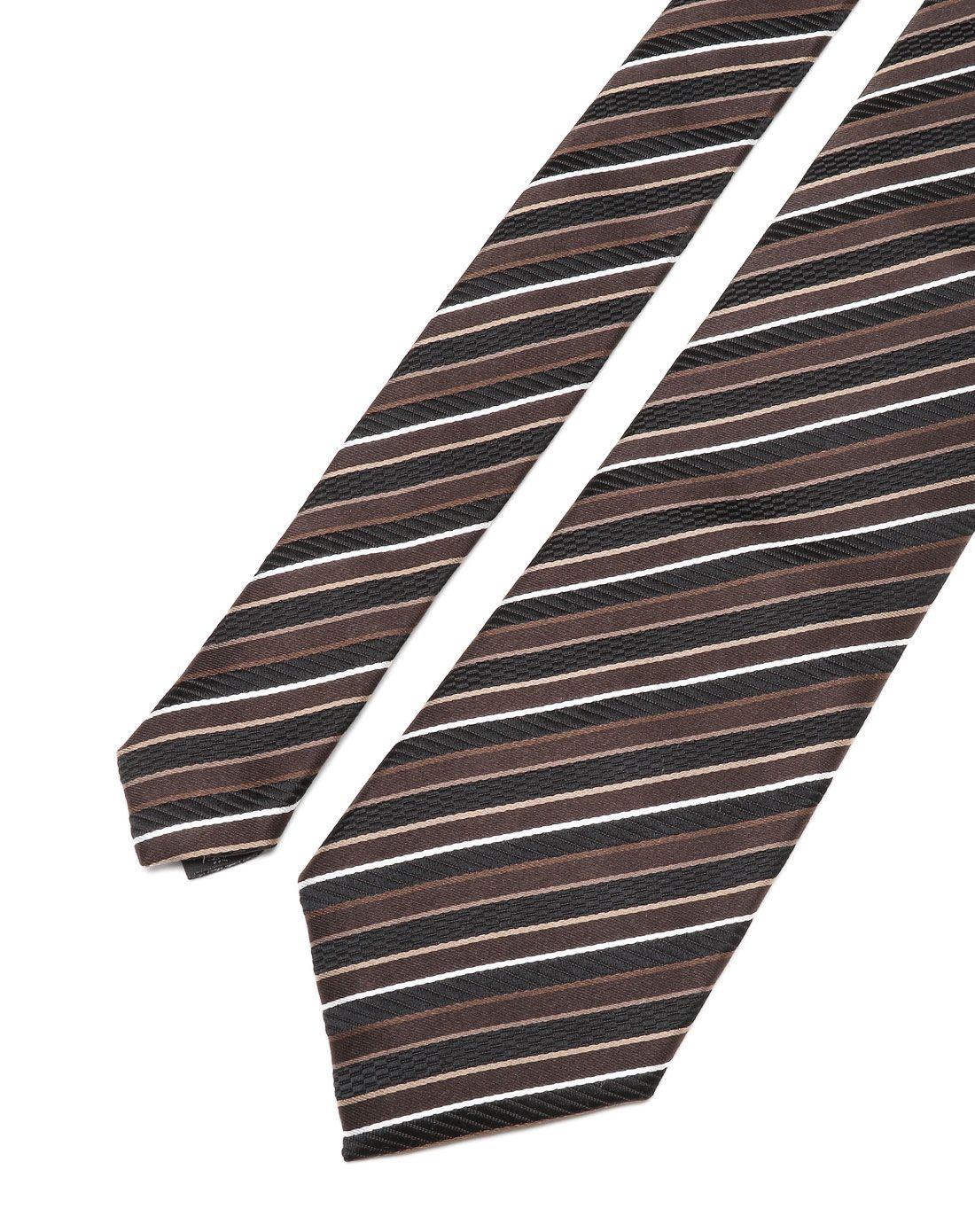 黑/咖啡色商务绅士斜纹领带