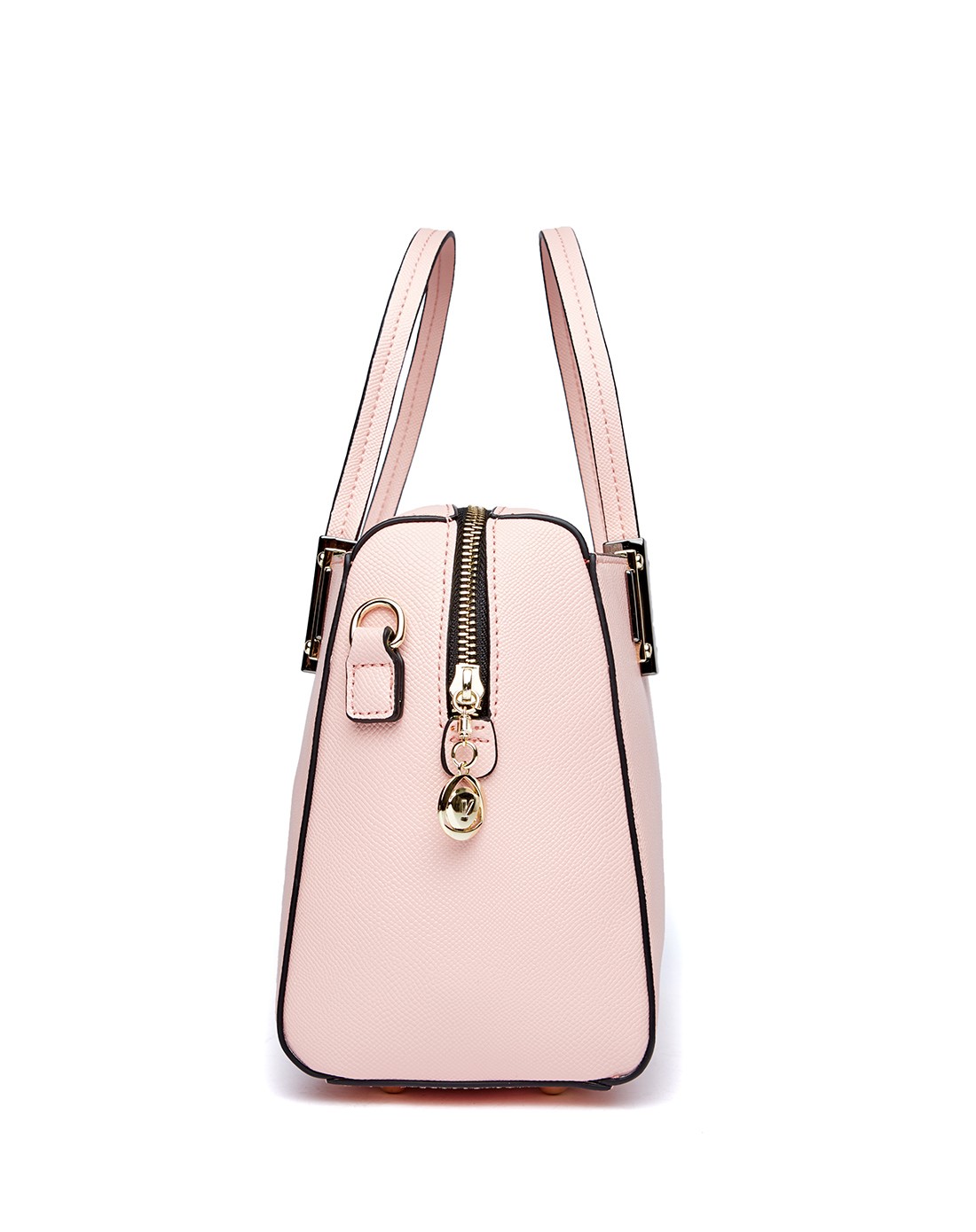 意尔康小清新时尚牙签纹手提单肩包