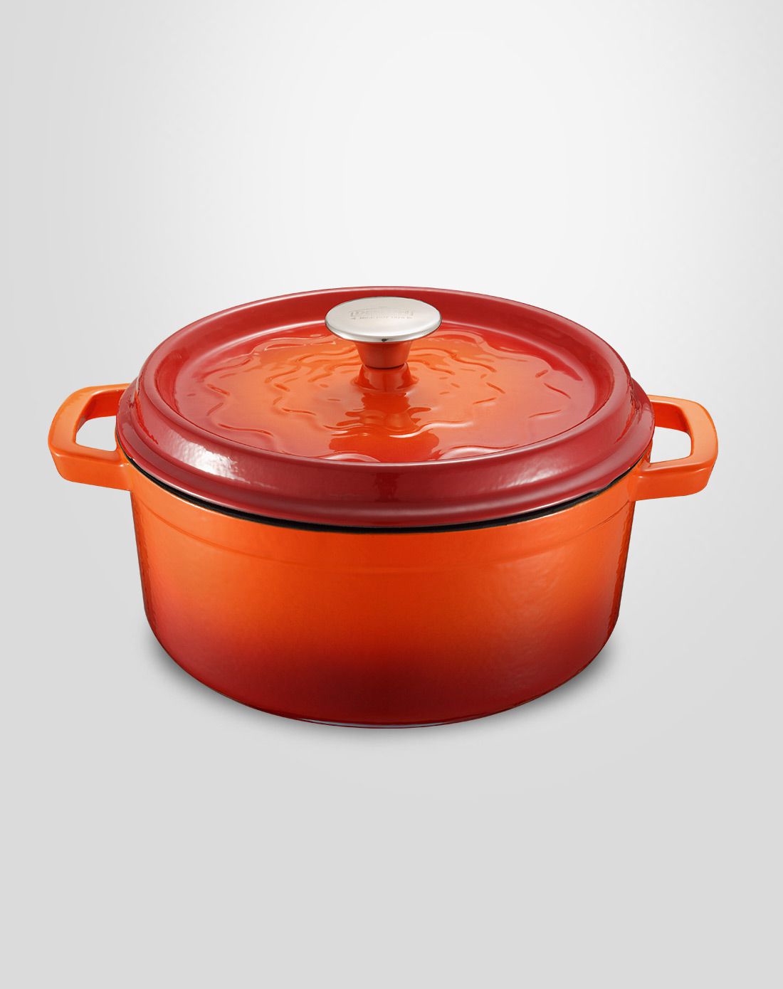 德世朗厨具 让家更有味道德世朗珐琅铸铁锅24cm(橙色)dfl-d508a_唯品