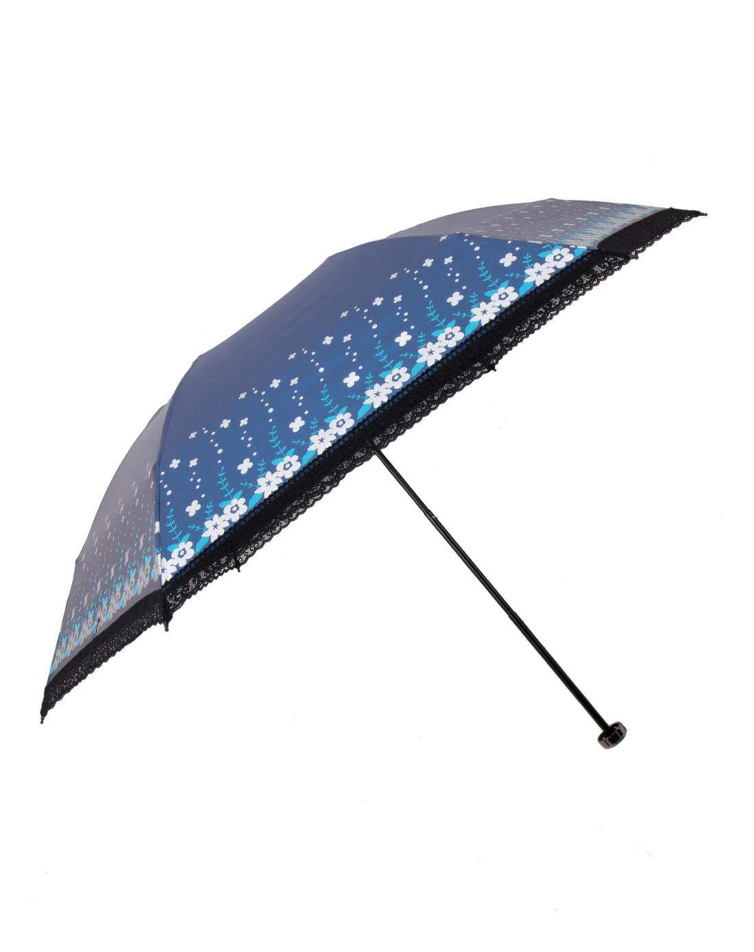 william&kate 超轻碳纤(仅150g)轻巧散花飞舞四折伞