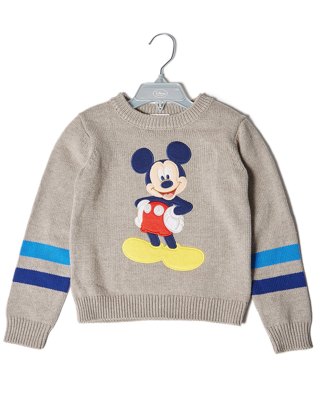 迪士尼米老鼠系列灰色针织毛衫