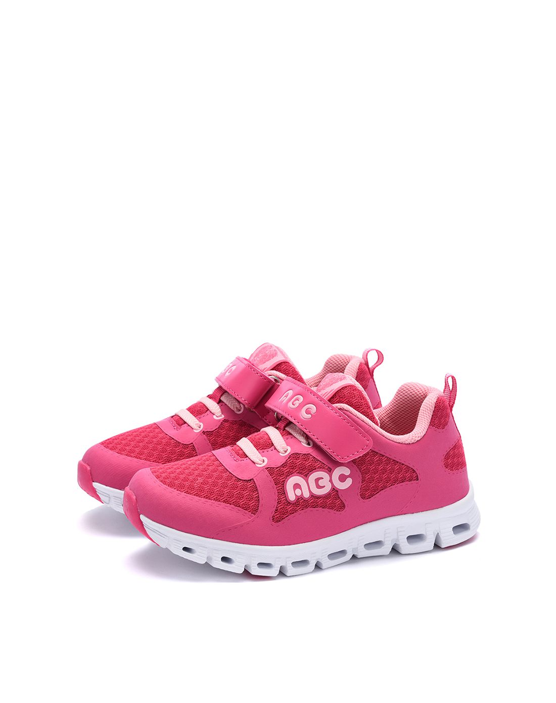 abckids女童鞋专场女中童玫红/粉红跑步鞋【31-37】y6313554d-6561