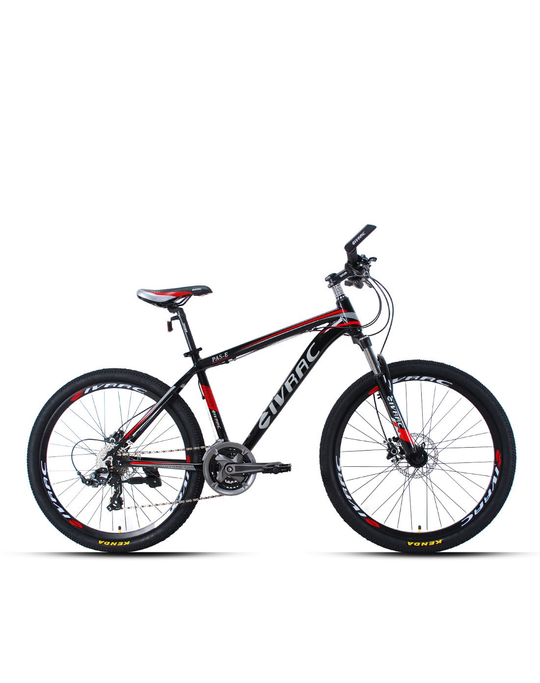 康园kouan&civrac自行车直发货civrac 26寸铝合金黑色shimano 24s